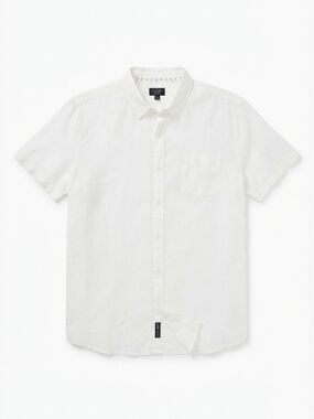 Little Bipsy White Short-Sleeve Button-Down Shirt